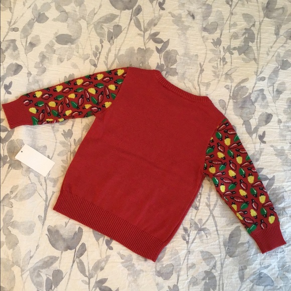 NWT Peanuts Snoopy and Woodstock Holiday Lights Sweater 18 mos - Picture 3 of 7